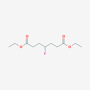 molecular formula C11H19FO4 B1416238 Diethyl 4-fluoroheptanedioate CAS No. 951624-81-0