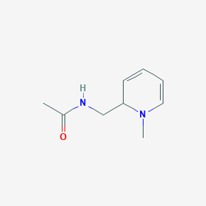 molecular formula C9H14N2O B14162839 N-[(1-methyl-2H-pyridin-2-yl)methyl]acetamide CAS No. 5298-55-5