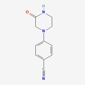 4-(3-Oxopiperazin-1-yl)benzonitrile