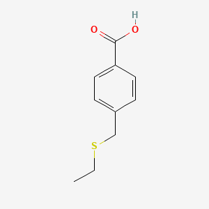 4-[(Ethylsulfanyl)methyl]benzoic acid
