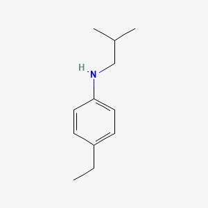 4-ethyl-N-(2-methylpropyl)aniline