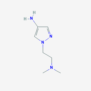 B1416306 1-(2-(Dimethylamino)ethyl)-1H-pyrazol-4-amine CAS No. 1152939-98-4