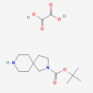 molecular formula C15H26N2O6 B14163068 tert-butyl 2,8-diazaspiro[4.5]decane-2-carboxylate;oxalic acid 
