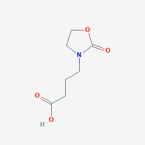 4-(2-Oxo-1,3-oxazolidin-3-yl)butanoic acid