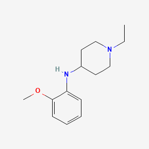 B1416310 1-ethyl-N-(2-methoxyphenyl)piperidin-4-amine CAS No. 1019543-38-4