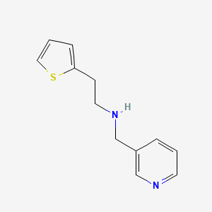 [(Pyridin-3-yl)methyl][2-(thiophen-2-yl)ethyl]amine