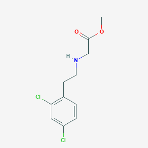 Methyl 2-{[2-(2,4-dichlorophenyl)ethyl]amino}acetate