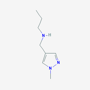 [(1-methyl-1H-pyrazol-4-yl)methyl](propyl)amine