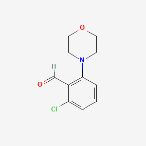 2-Chloro-6-(morpholin-4-yl)benzaldehyde