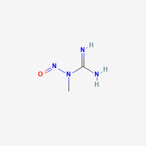 molecular formula C2H6N4O B14163156 N-Methyl-N-nitrosoguanidine CAS No. 4262-56-0