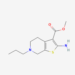 Methyl 2-amino-6-propyl-4,5,6,7-tetrahydrothieno[2,3-c]pyridine-3-carboxylate
