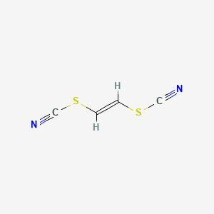 molecular formula C4H2N2S2 B14163262 Vinylene bisthiocyanate CAS No. 4553-64-4