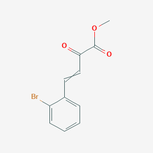 molecular formula C11H9BrO3 B14163291 methyl 4-(2-bromophenyl)-2-oxobut-3-enoate 