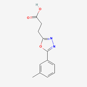 3-(5-m-Tolyl-1,3,4-oxadiazol-2-yl)propanoic acid