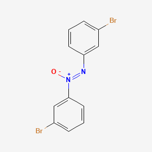 molecular formula C12H8Br2N2O B14163344 Diazene, bis(3-bromophenyl)-, 1-oxide CAS No. 23377-24-4