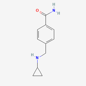 B1416335 4-((Cyclopropylamino)methyl)benzamide CAS No. 1019446-07-1