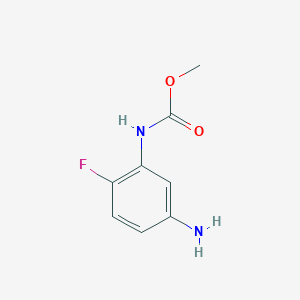 B1416337 methyl N-(5-amino-2-fluorophenyl)carbamate CAS No. 68621-95-4