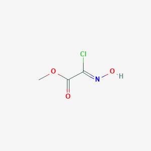 molecular formula C3H4ClNO3 B141634 methyl (2Z)-2-chloro-2-hydroxyiminoacetate CAS No. 30673-27-9