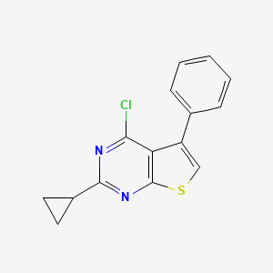 4-Chloro-2-cyclopropyl-5-phenylthieno[2,3-d]pyrimidine