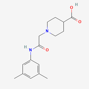 1-{2-[(3,5-Dimethylphenyl)amino]-2-oxoethyl}piperidine-4-carboxylic acid