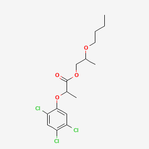 molecular formula C16H21Cl3O4 B14163477 2-Butoxypropyl 2-(2,4,5-trichlorophenoxy)propanoate CAS No. 15067-52-4