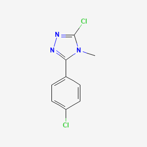 3-chloro-5-(4-chlorophenyl)-4-methyl-4H-1,2,4-triazole