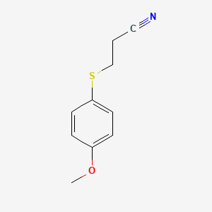 3-[(4-Methoxyphenyl)sulfanyl]propanenitrile
