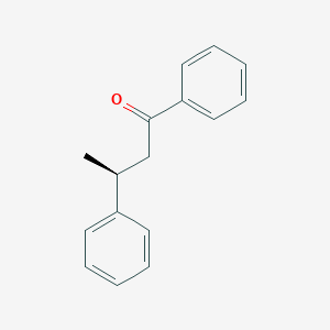 molecular formula C16H16O B14163609 (3S)-1,3-diphenylbutan-1-one CAS No. 20698-95-7