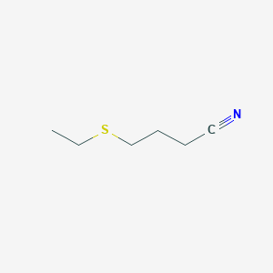 molecular formula C6H11NS B1416367 4-(Ethylsulfanyl)butanenitrile CAS No. 58777-73-4