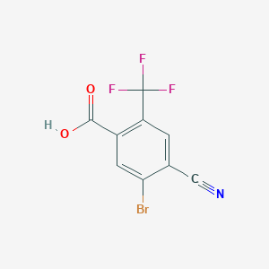 5-Bromo-4-cyano-2-(trifluoromethyl)benzoic acid