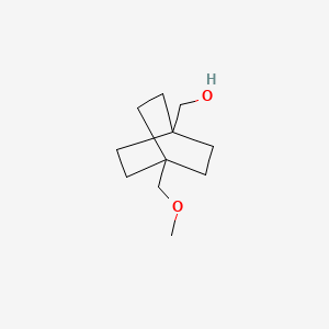 molecular formula C11H20O2 B1416393 (4-Methoxymethyl-bicyclo[2.2.2]oct-1-yl)-methanol CAS No. 2167066-70-6
