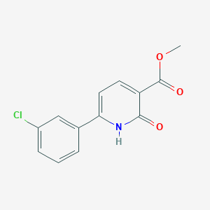 Methyl 6-(3-chlorophenyl)-2-oxo-1,2-dihydropyridine-3-carboxylate