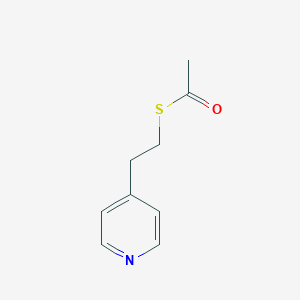 molecular formula C9H11NOS B014164 4-Pyridylethyl thiolacetate CAS No. 385398-71-0