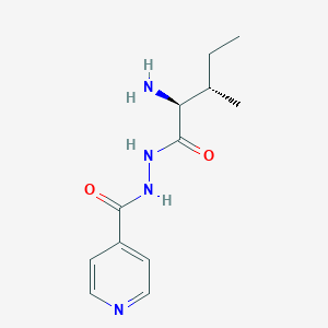(S,S) Isonicotinic acid N'-(2-amino-3-methyl-pentanoyl)-hydrazide