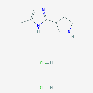 5-Methyl-2-pyrrolidin-3-yl-1h-imidazole dihydrochloride