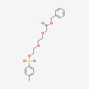 molecular formula C20H24O7S B1416412 {2-[2-(Toluene-4-sulfonyloxy)-ethoxy]-ethoxy}-acetic acid benzyl ester CAS No. 2206610-41-3