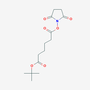 molecular formula C14H21NO6 B1416414 6-(tert-Butoxy)-6-oxohexanoic NHS ester 