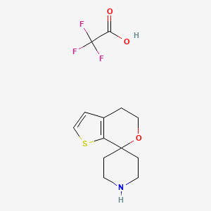 Spiro[4,5-dihydrothieno[2,3-c]pyran-7,4'-piperidine];2,2,2-trifluoroacetic acid