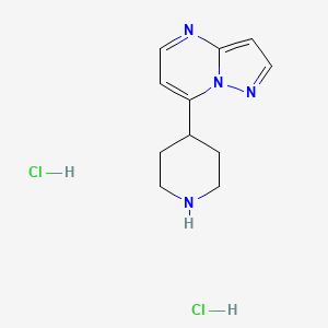 7-Piperidin-4-ylpyrazolo[1,5-a]pyrimidine dihydrochloride