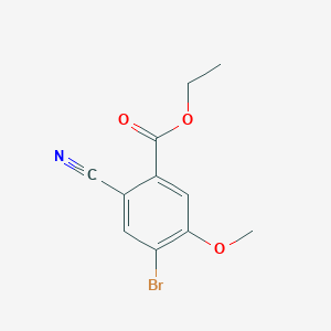 Ethyl 4-bromo-2-cyano-5-methoxybenzoate