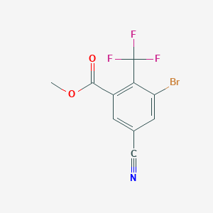 Methyl 3-bromo-5-cyano-2-(trifluoromethyl)benzoate