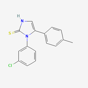 1-(3-chlorophenyl)-5-(4-methylphenyl)-1H-imidazole-2-thiol