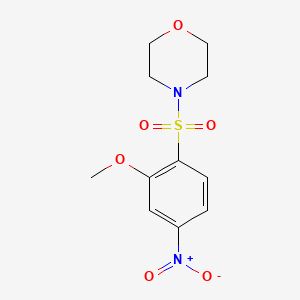 4-((2-Methoxy-4-nitrophenyl)sulfonyl)morpholine