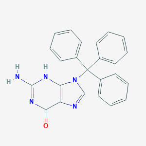 molecular formula C24H19N5O B141644 9N-Trityl Guanine CAS No. 374678-33-8