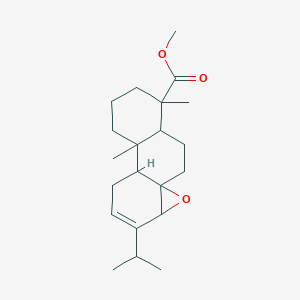 molecular formula C21H32O3 B14164421 Methyl 8,14-epoxyabiet-12-en-18-oate CAS No. 25859-59-0