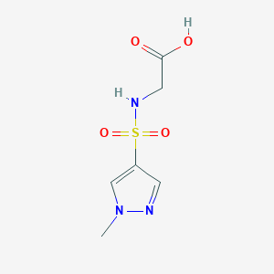 2-(1-methyl-1H-pyrazole-4-sulfonamido)acetic acid