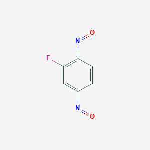 molecular formula C6H3FN2O2 B141645 2-Fluoro-1,4-dinitrosobenzene CAS No. 153071-84-2