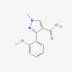 3-(2-methoxyphenyl)-1-methyl-1H-pyrazole-4-carboxylic acid