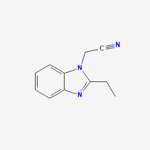 2-(2-ethyl-1H-1,3-benzodiazol-1-yl)acetonitrile