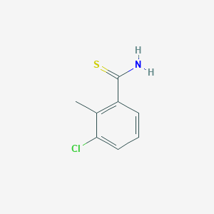 molecular formula C8H8ClNS B1416456 3-Chloro-2-methylthiobenzamide CAS No. 1174906-85-4